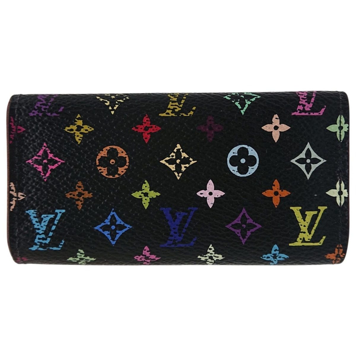 Louis Vuitton Multicolor Key Case Multicles 4 Black Key Holder — view 2
