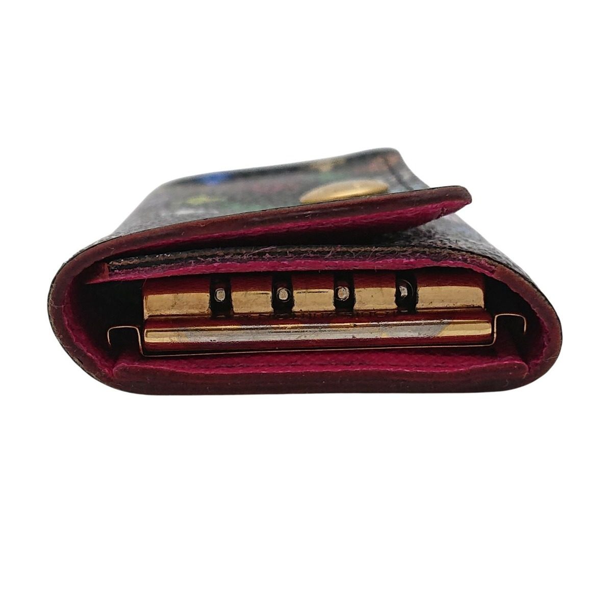 Louis Vuitton Multicolor Key Case Multicles 4 Black Key Holder — view 4