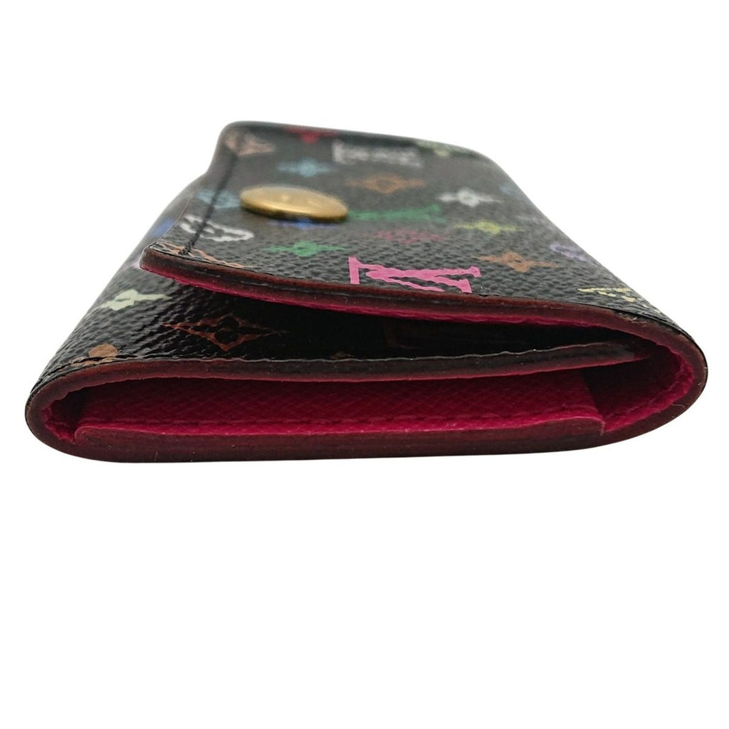 Louis Vuitton Multicolor Key Case Multicles 4 Black Key Holder — view 6