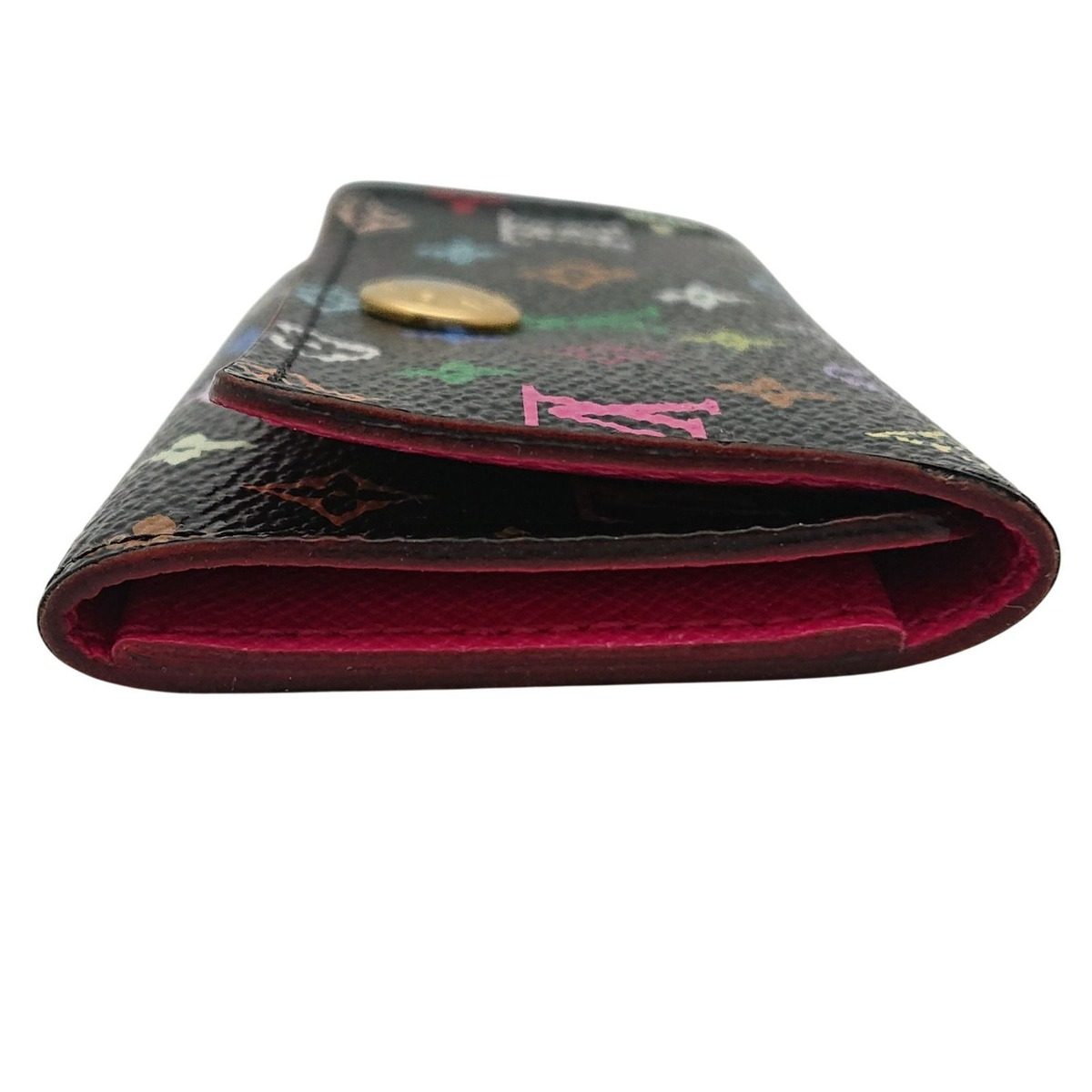 Louis Vuitton Multicolor Key Case Multicles 4 Black Key Holder — view 6