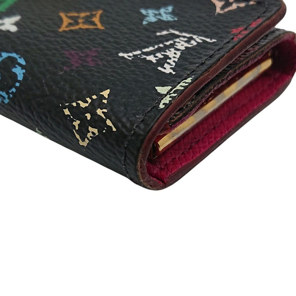 Louis Vuitton Multicolor Key Case Multicles 4 Black Key Holder — view 8