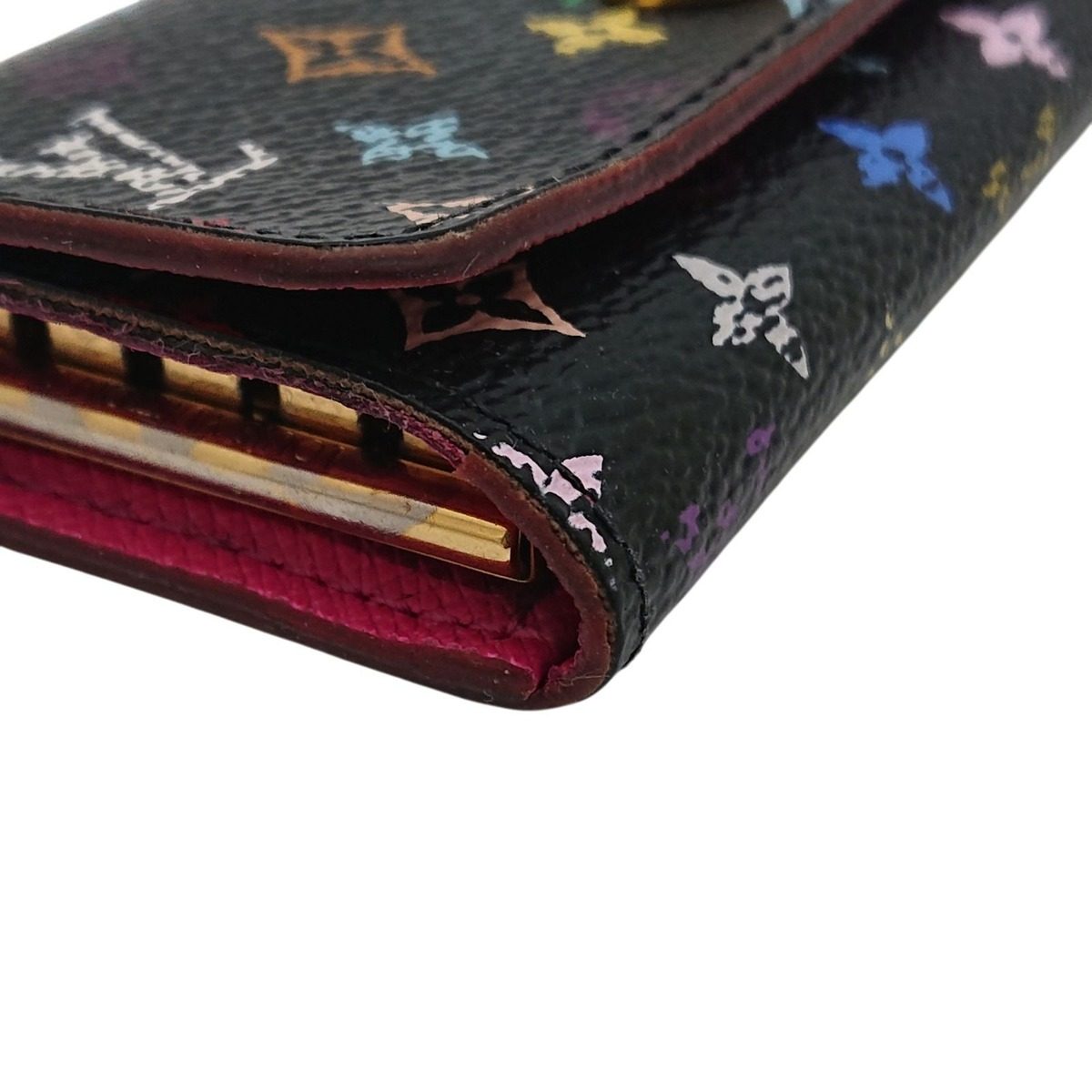 Louis Vuitton Multicolor Key Case Multicles 4 Black Key Holder — view 9