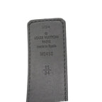 Louis Vuitton Belt Monogram Eclipse Ceinture LV Initial Black — view 2