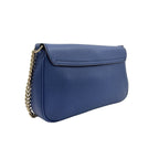 Gucci Soho Leather Blue Chain Shoulder Bag Silver — view 2