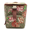 Gucci GG Blooms Supreme Backpack Flower Floral Pattern Beige Pink Multicolor