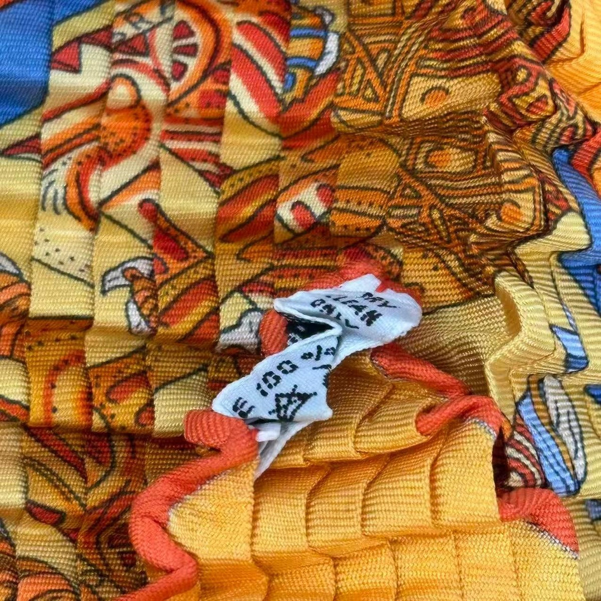 Hermes Scarf Double Pleats Rencontre Ocean Atlantic — view 5