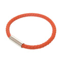 Hermes Goliath Leather Orange Bracelet