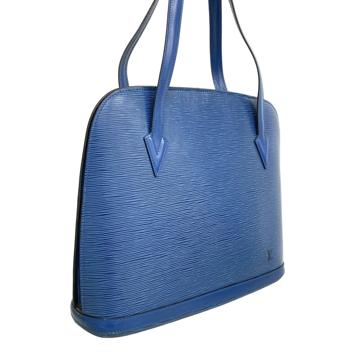 Louis Vuitton Shoulder Bag Epi Lussac Toledo Blue — view 2