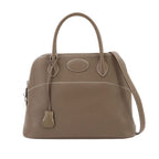 Hermes Bolide 31 2-Way Bag Taurillon Clemence Etoupe Silver