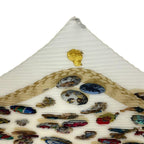 Hermes Pleated Scarf Silk Couvee D'hermes Chicks White — view 4