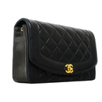 Chanel Shoulder Bag Diana Lambskin Black Gold — view 2