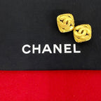 Chanel Vintage 96 Coco Mark Motif Earrings Ear Cuff Accessori
