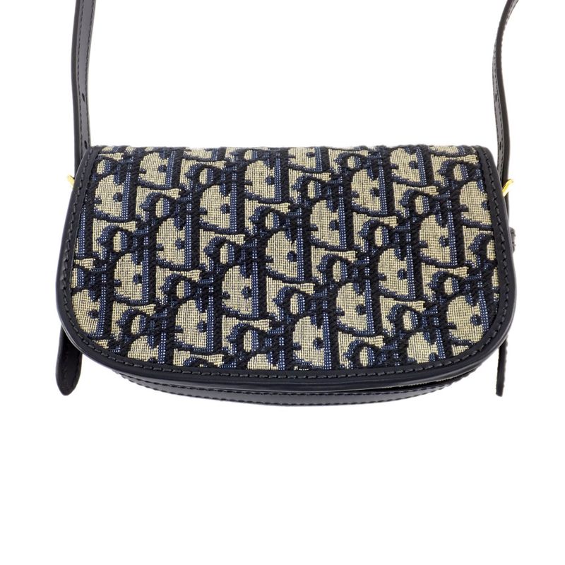 Dior Bobby Oblique Peacock Mini Shoulder Bag Gold Hardware CD Logo — view 3