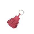 Hermes Carmen Agnomiro Silver Hardware Rose Azalea Pink Key Ring 1347