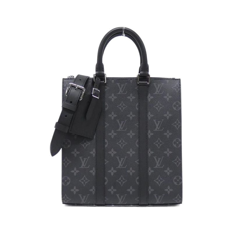Louis Vuitton Monogram Eclipse Sac Plat Cross Bag