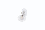 Chanel CC Logo Earrings 99 Silver — view 7
