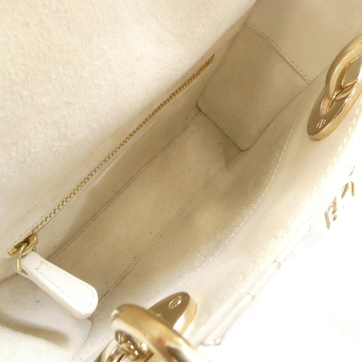 Dior Bag Leather White — view 9