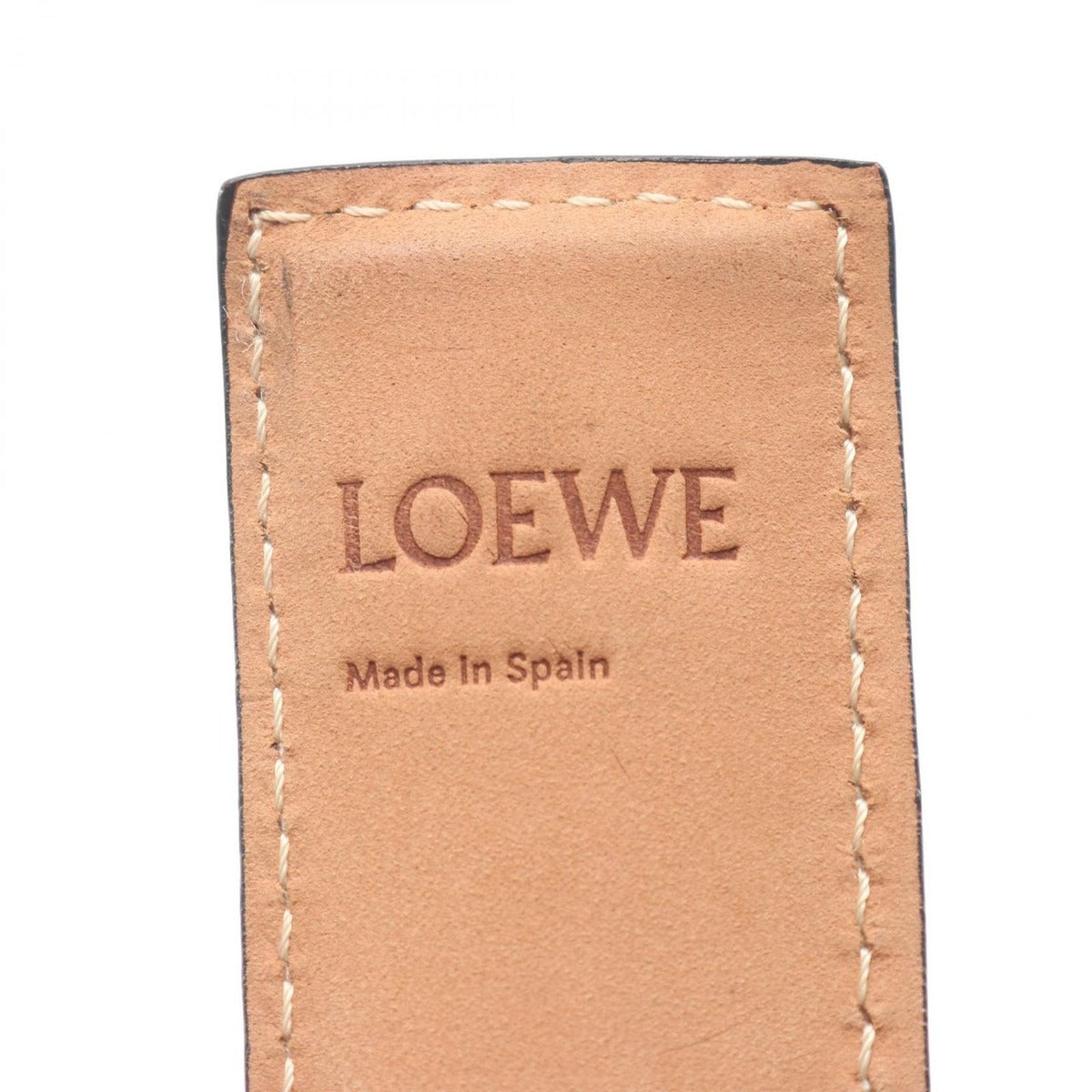 Loewe Bracelet Anagram Slap Small Brown Leather — view 3