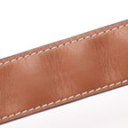 Loewe Bracelet Anagram Slap Small Brown Leather — view 5