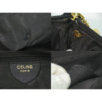 Celine Nylon Shoulder Bag Black — view 9