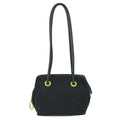 Celine Nylon Shoulder Bag Black