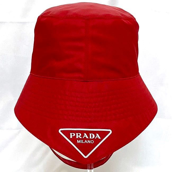 Prada Hat Red 2 Hc280 Cleaned — view 4