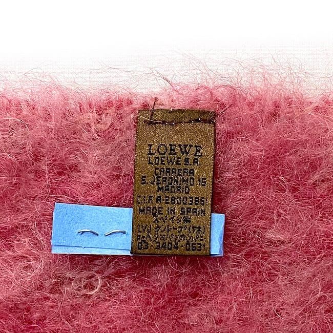Loewe Scarf Pink Red Gradient — view 7