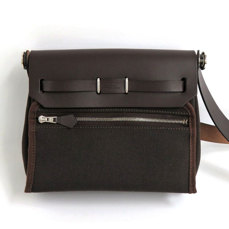 Hermes Herbag Her Bag Zip 20 Evenne Silver Hardware 2024 — view 3