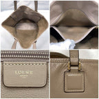 Loewe Tote Bag Beige Anagram Leather — view 5