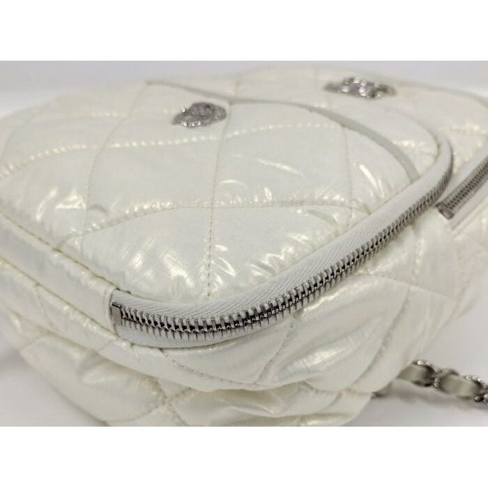 Chanel Neige Collection Backpack White — view 3