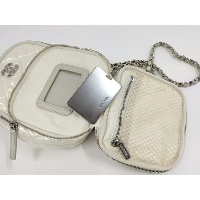 Chanel Neige Collection Backpack White — view 5