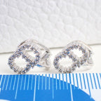 Dior Earrings Clair de Lune Silver Metal