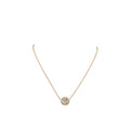 Dior Rose Des Vents Medallion Gold Green Necklace
