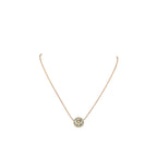 Dior Rose Des Vents Medallion Gold Green Necklace