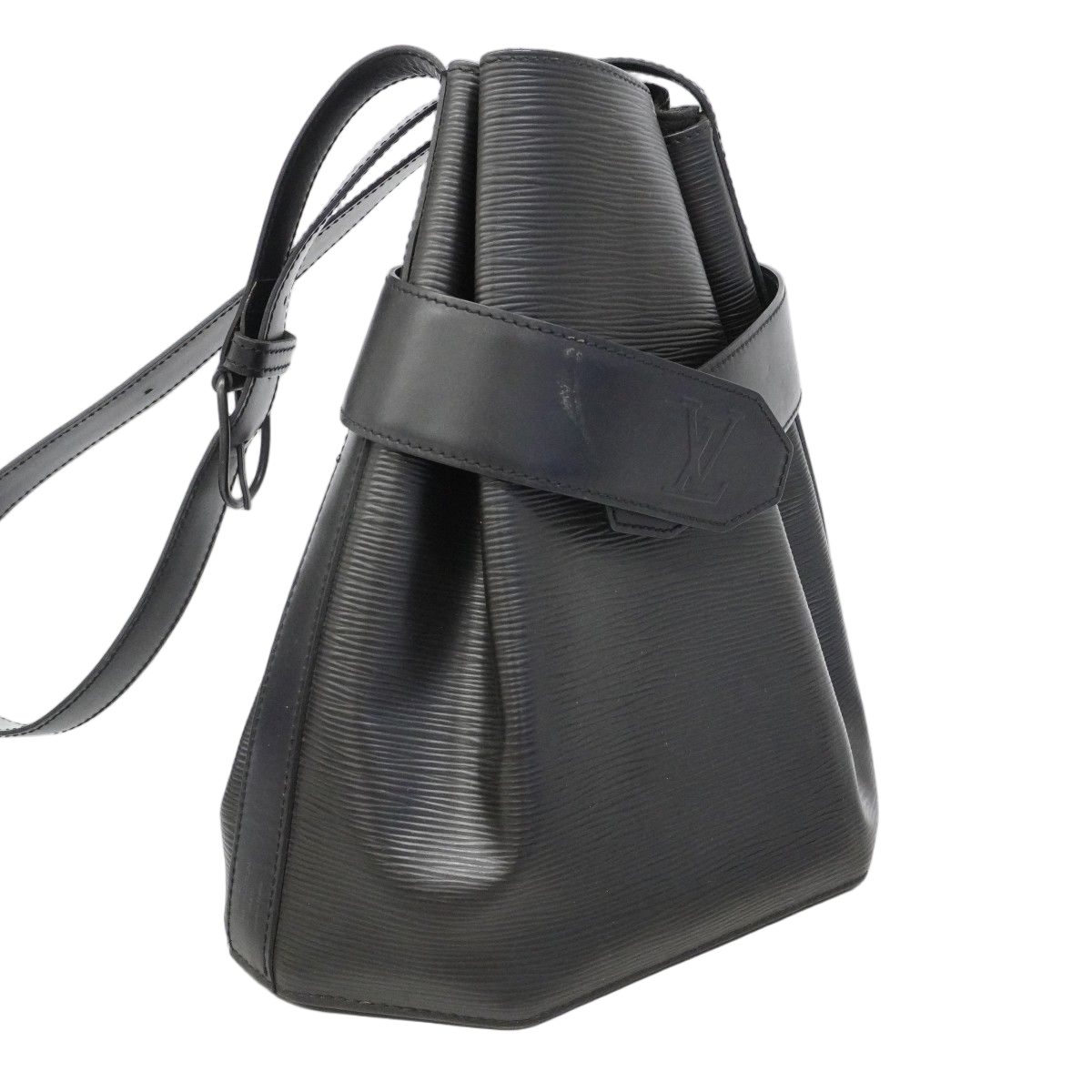 Louis Vuitton Shoulder Bag Epi Sac Depot PM Noir — view 2