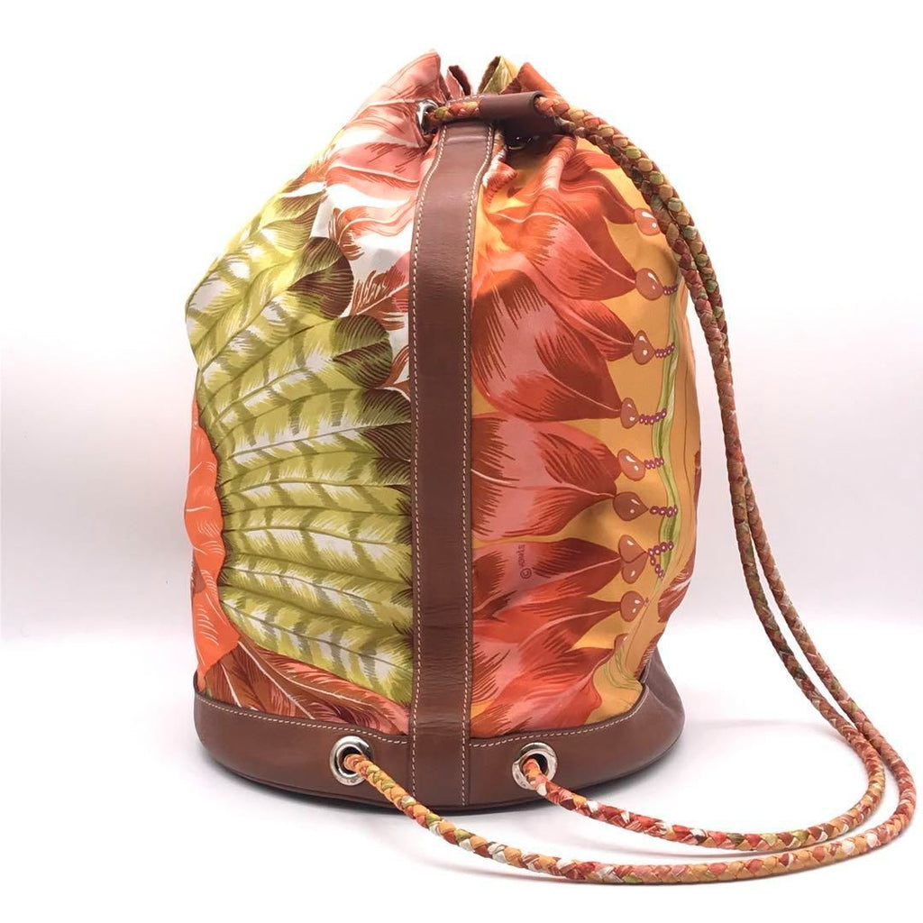 Hermes Silk Leather Soicle 22 Brazil Shoulder Bag Price Negotiation Welcome — view 2
