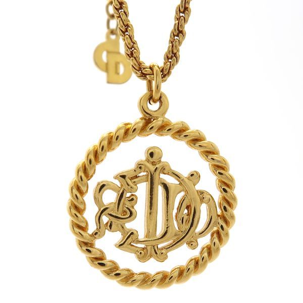 Christian Dior Necklace GP Logo Vintage — view 3