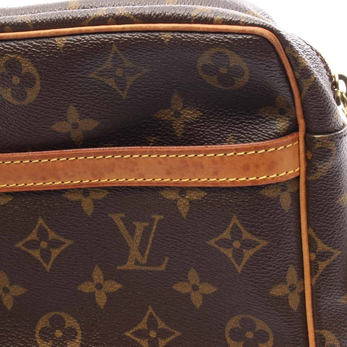 Louis Vuitton Shoulder Bag Trocadero 30 Canvas Leather — view 9