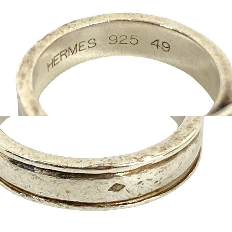 Hermes Suntulle Silver 925 Belt Ring No 8 62422 — view 3
