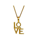 Saint Laurent Love Necklace Gold Y1500