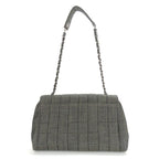 Chanel Shoulder Bag Chocobar Denim Navy Silver Hardware 7 th — view 3