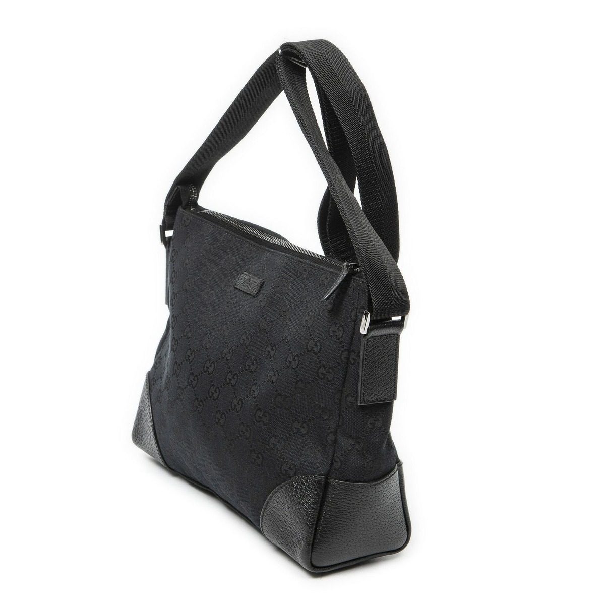 Gucci Joy Line Black GG Canvas Messenger Bag — view 2