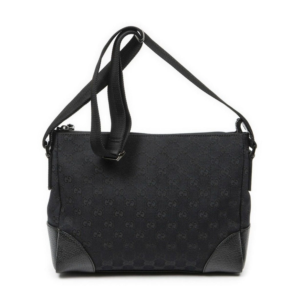 Gucci Joy Line Black GG Canvas Messenger Bag — view 5