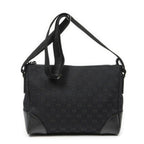 Gucci Joy Line Black GG Canvas Messenger Bag — view 5