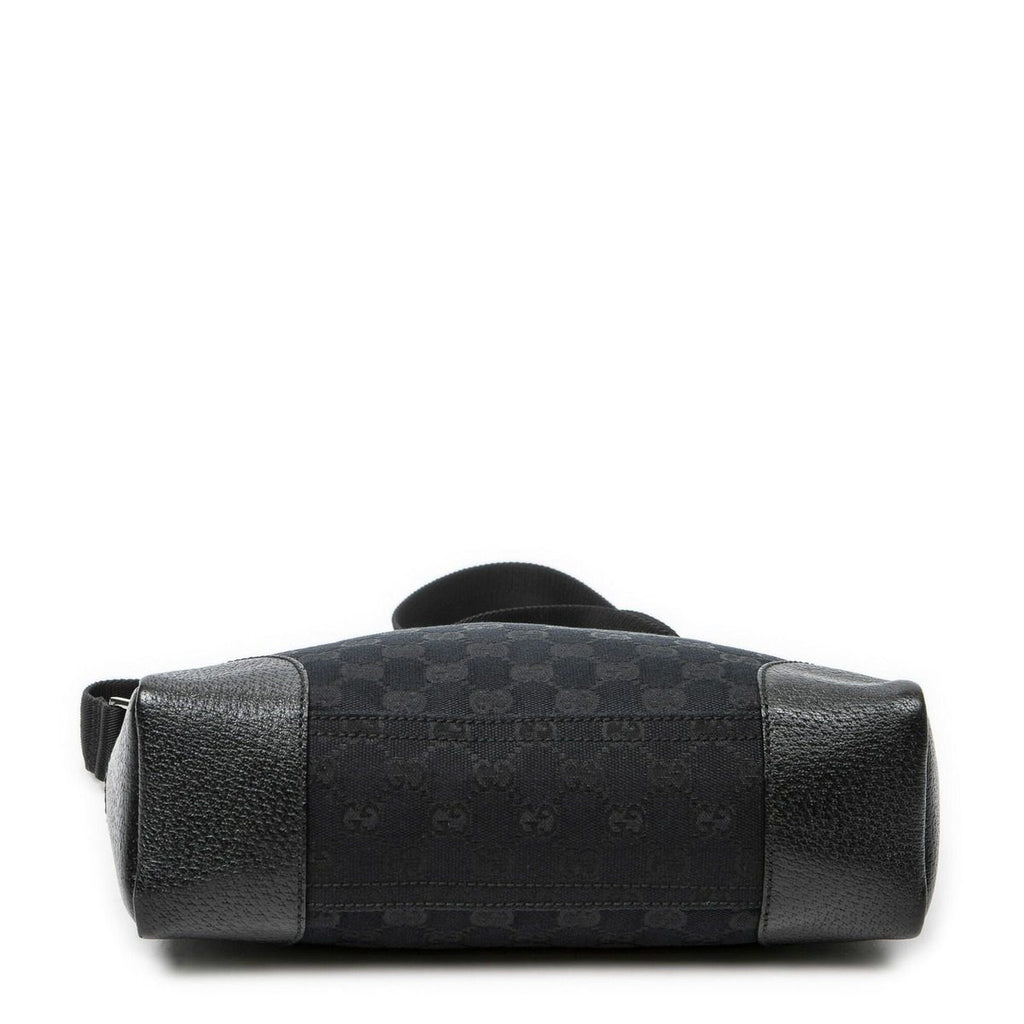 Gucci Joy Line Black GG Canvas Messenger Bag — view 6