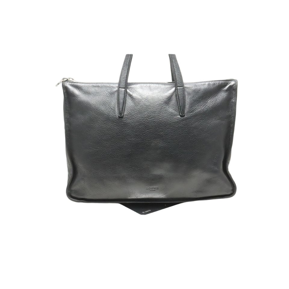 Loewe Anagram Logo Leather Business Briefcase