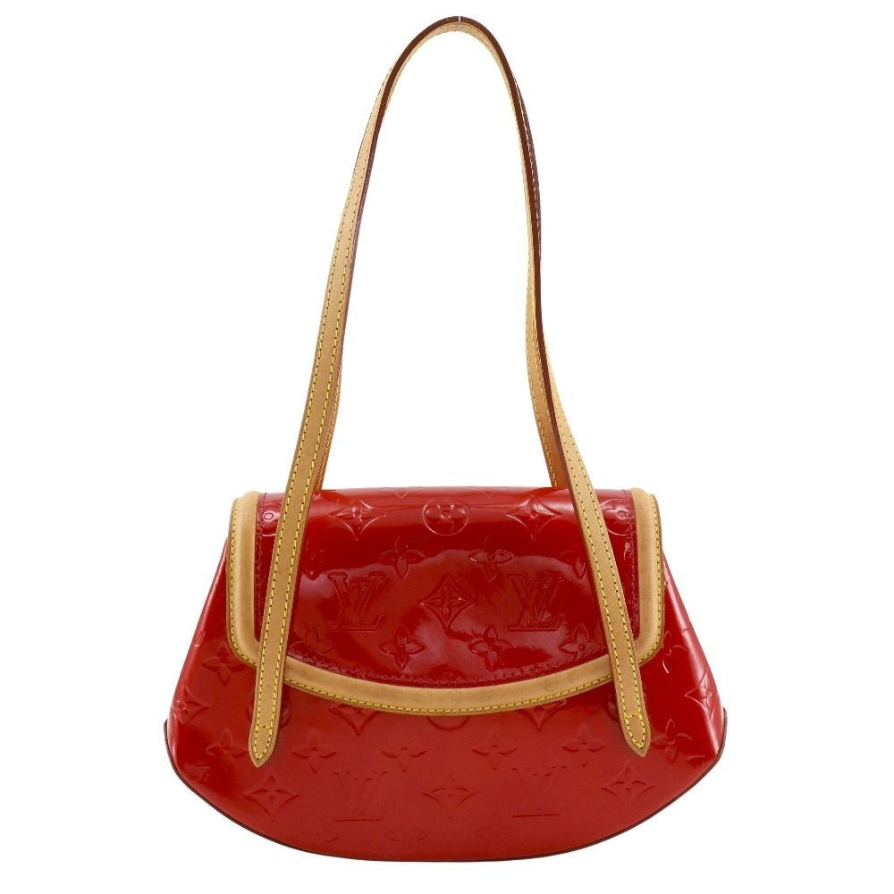 Louis Vuitton Biscayne Bay PM Monogram Vernis Red Tote