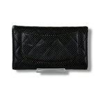 Chanel Long Wallet Bifold Black Lambskin Quilted — view 4