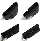 Chanel Long Wallet Bifold Black Lambskin Quilted — view 6
