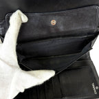Chanel Long Wallet Bifold Black Lambskin Quilted — view 9